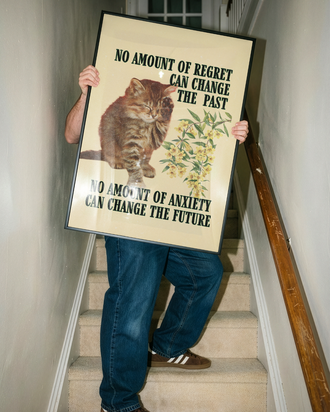NO ANXIETY AND NO REGRET art print