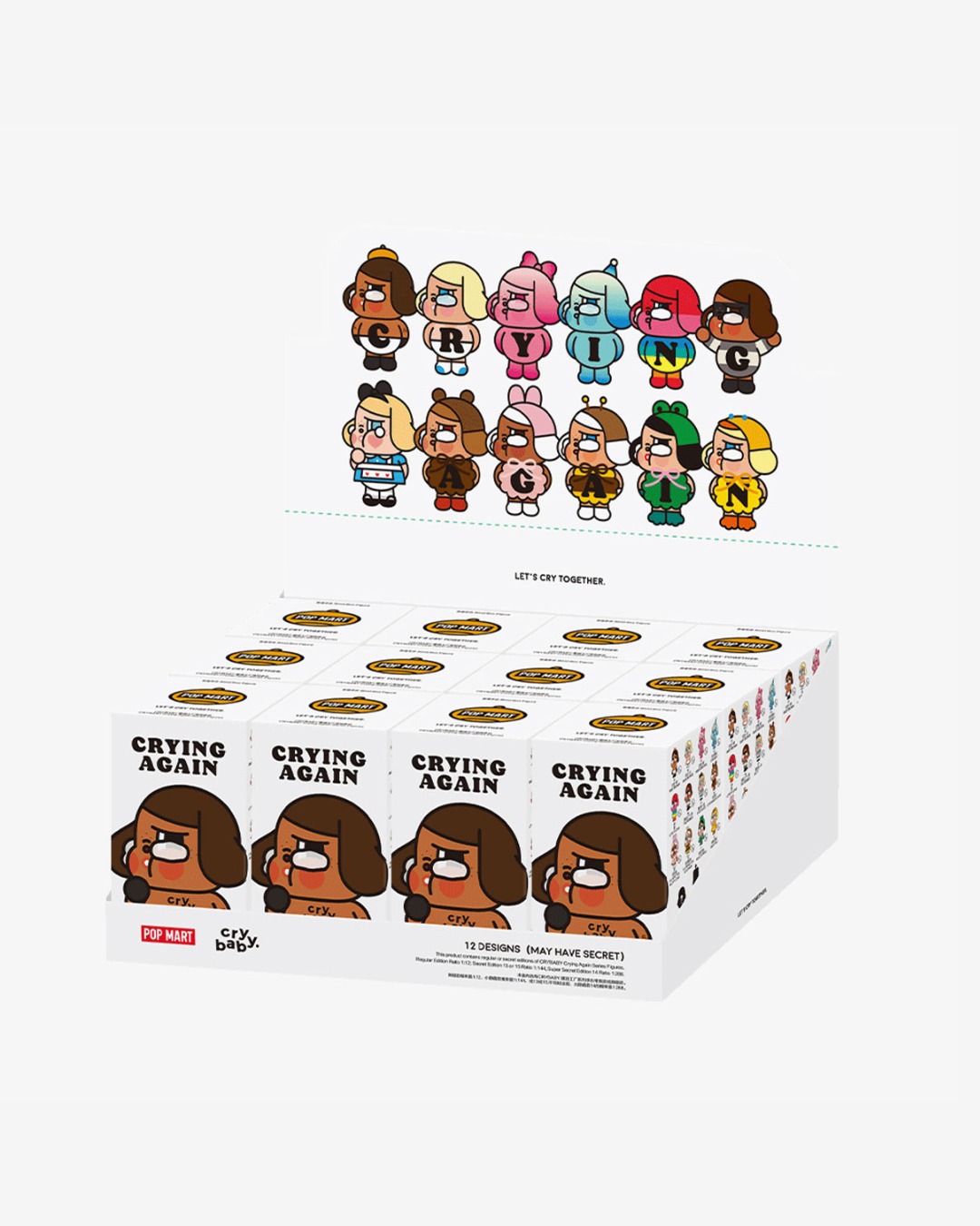 CRYBABY BLIND BOX Crying Again series figurines