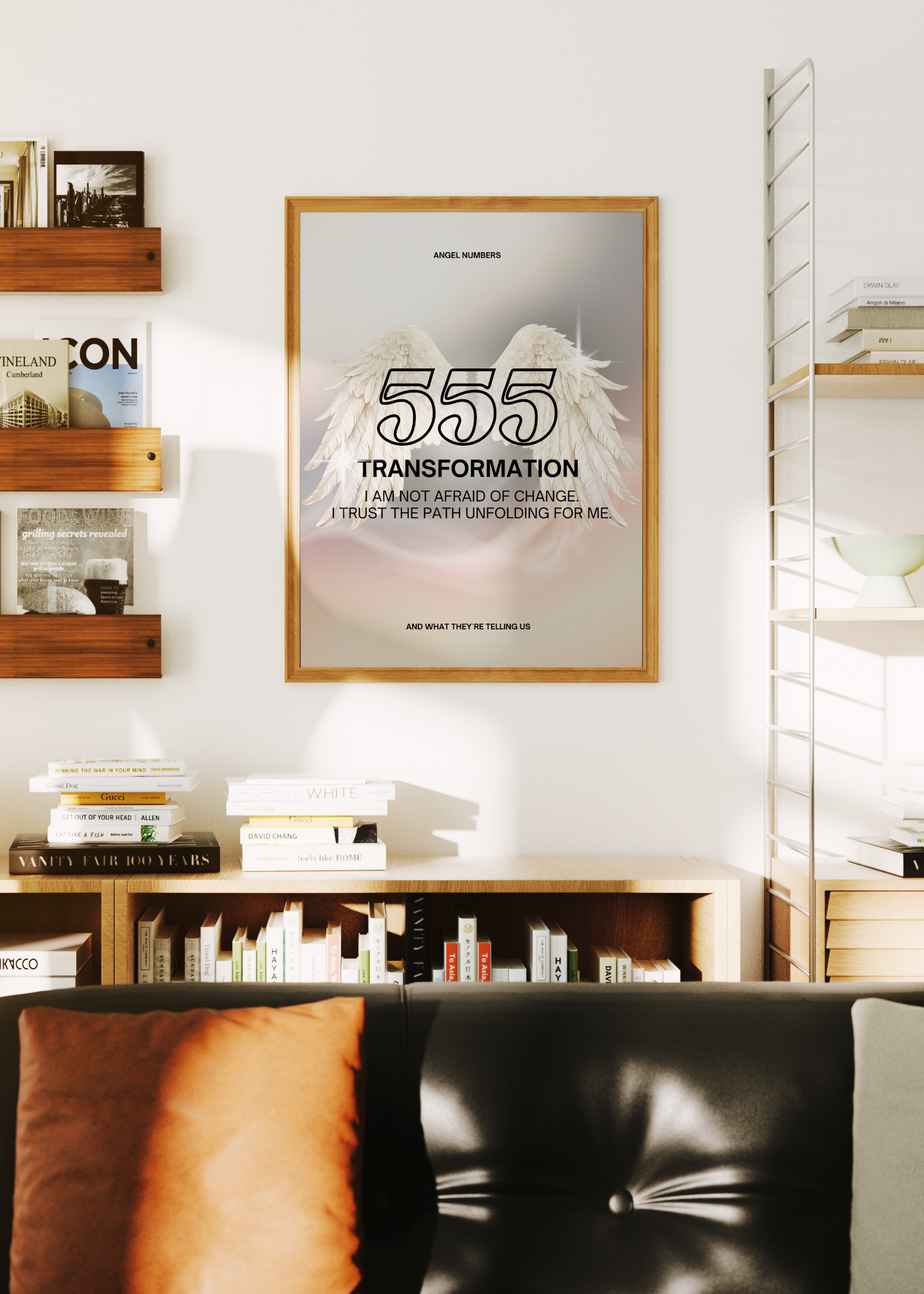555 TRANSFORMATION art print