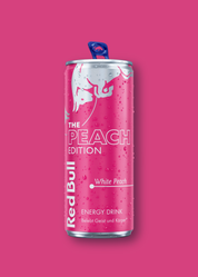 THE PEACH EDITION Red Bull White Peach