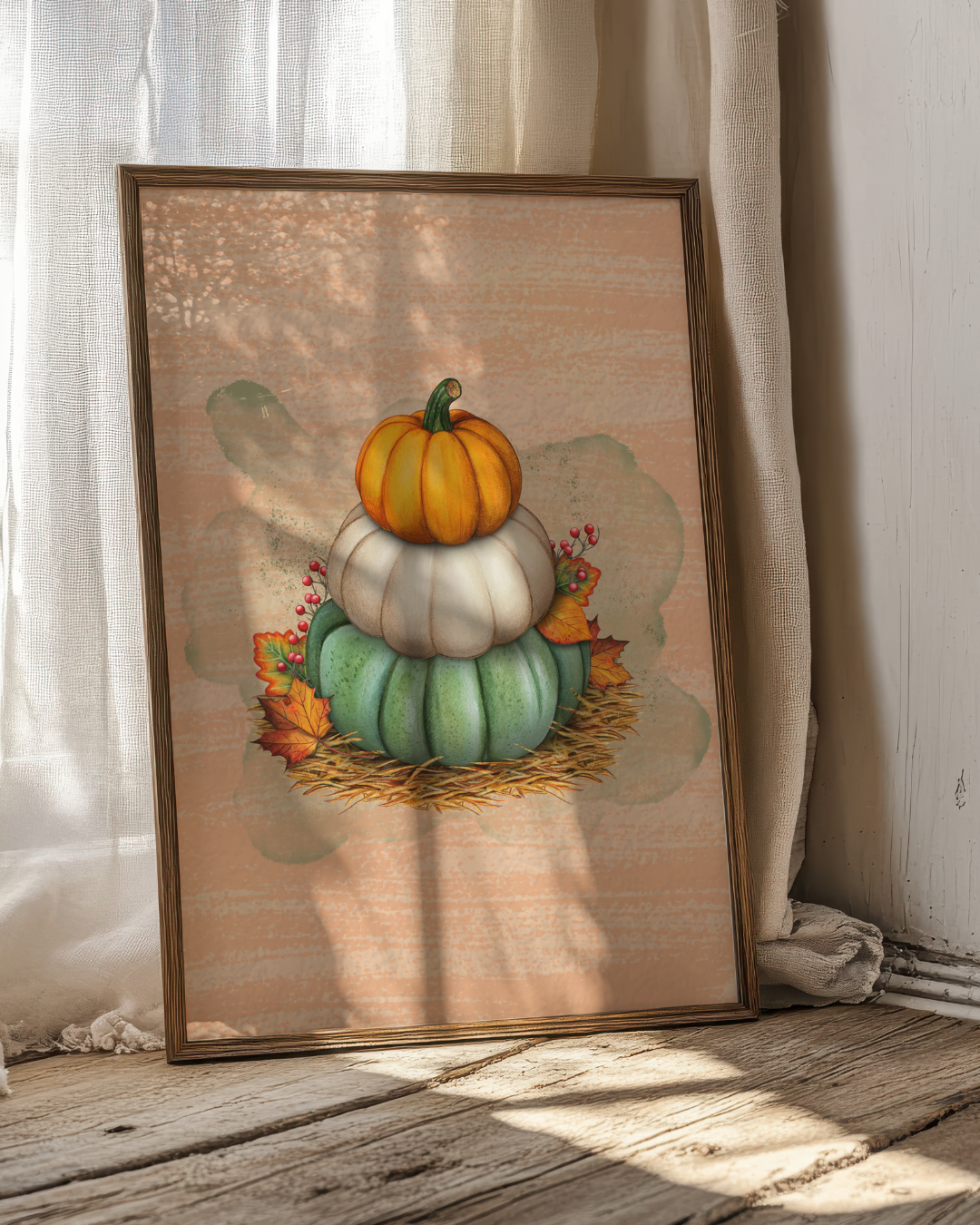 HELLO FALL art print