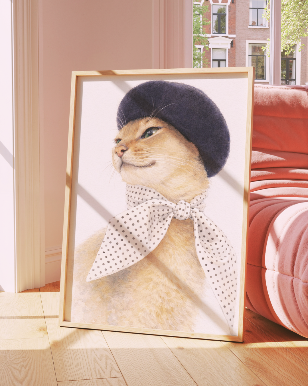 CHIC KITTY art print