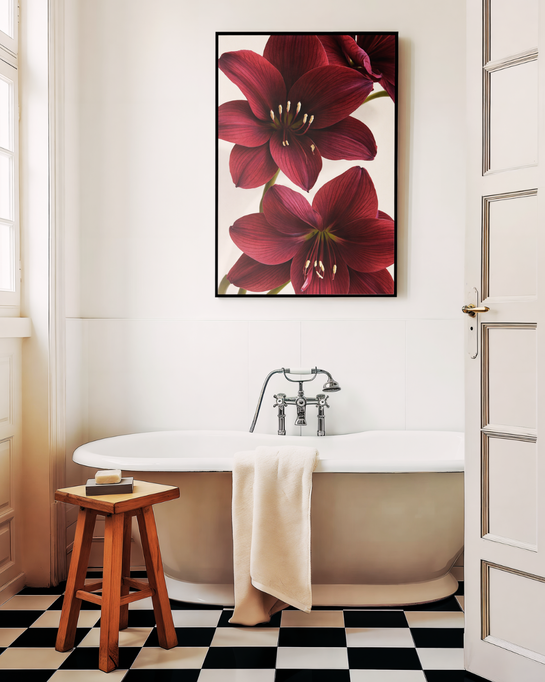 DARK FLOWERS art print