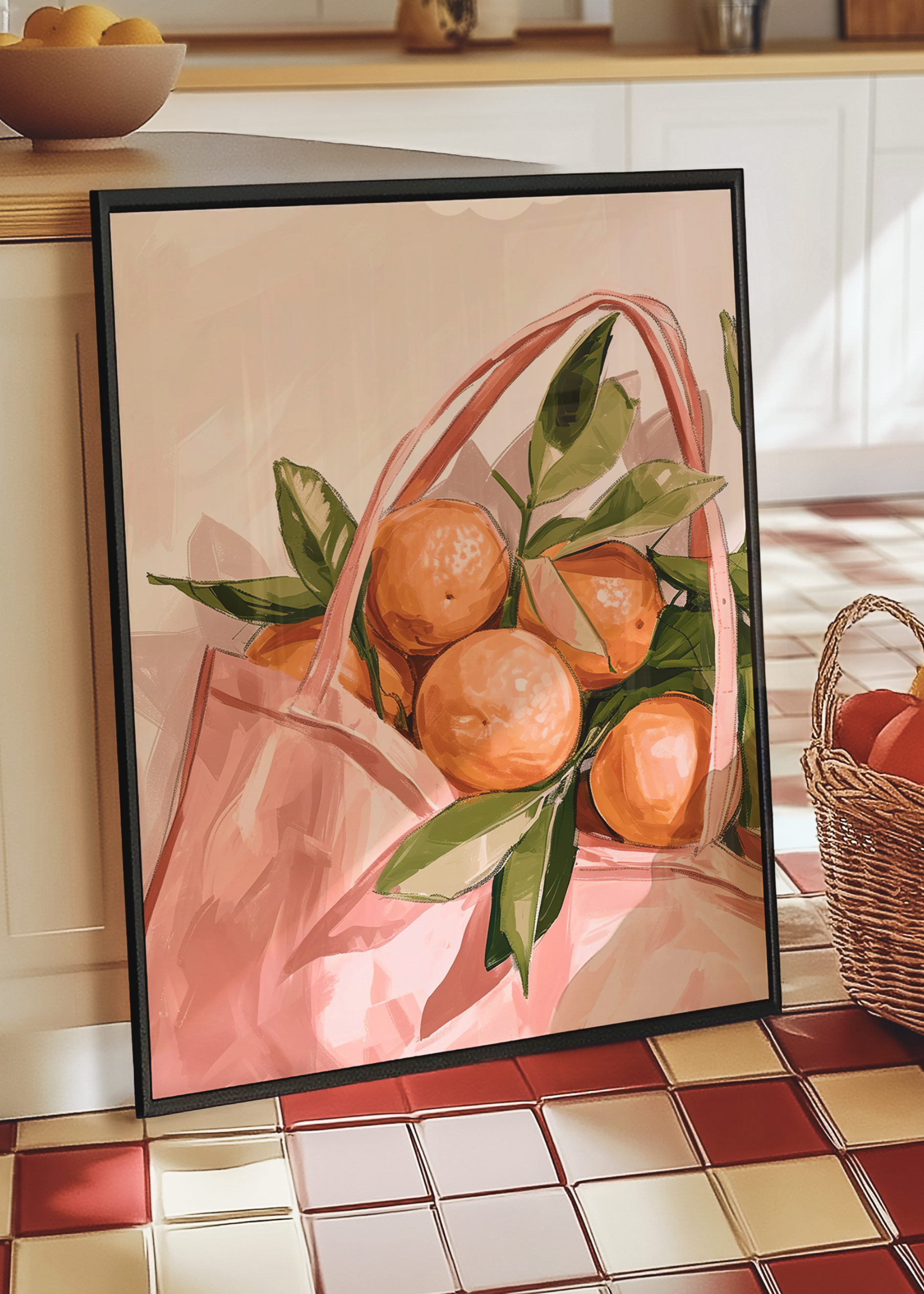 ORANGES art print