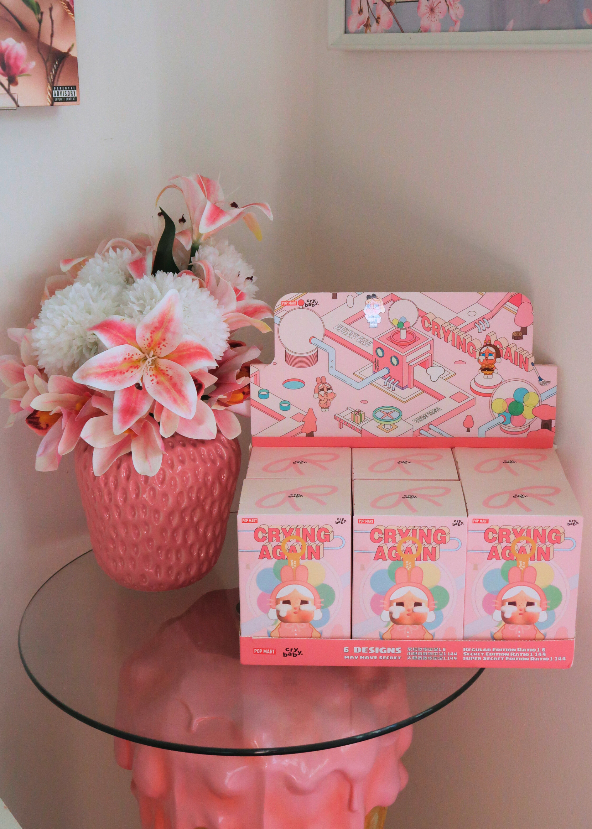 CRYBABY BLIND BOX CRYING AGAIN series plushy pendants