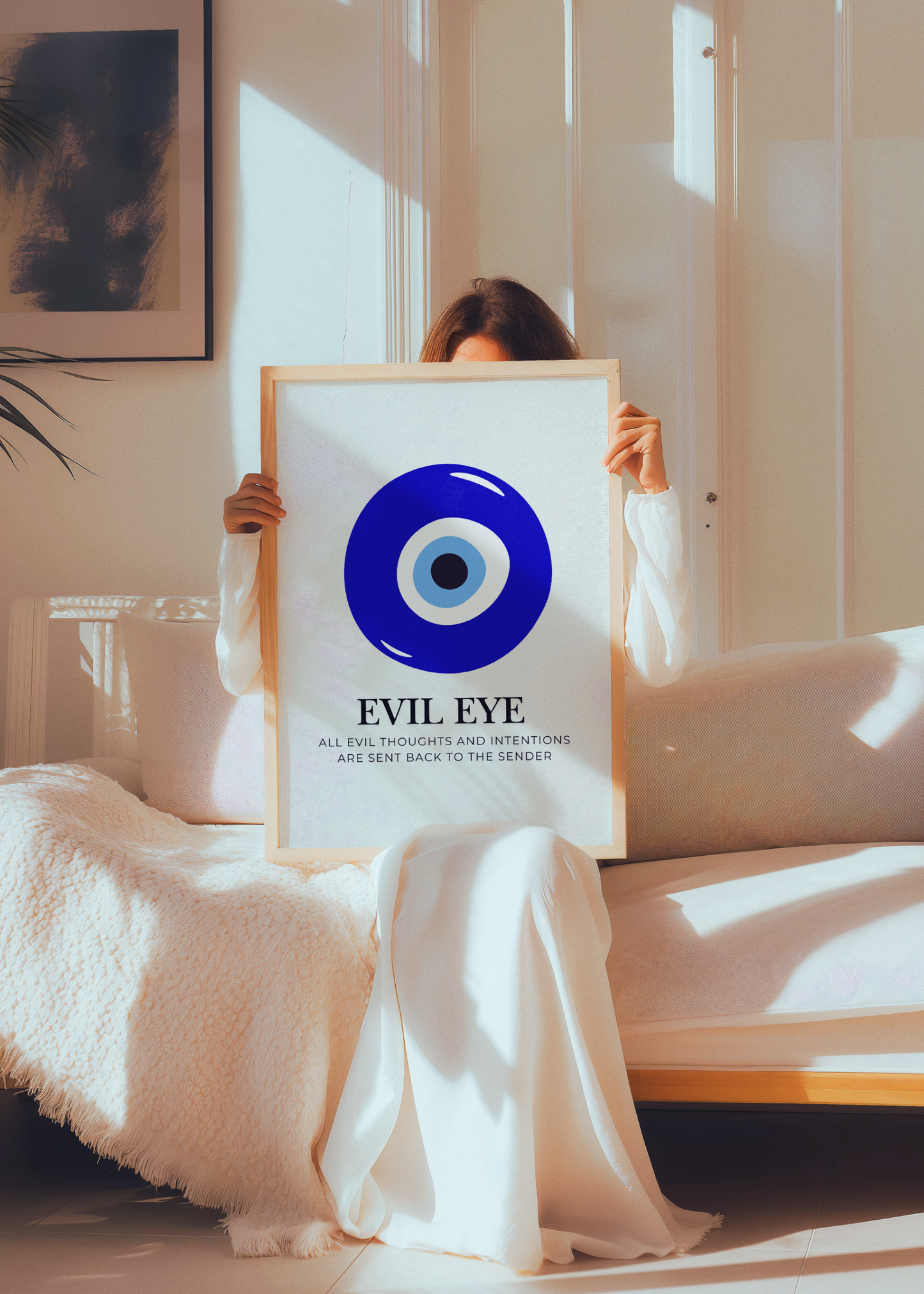 EVIL EYE simple art print