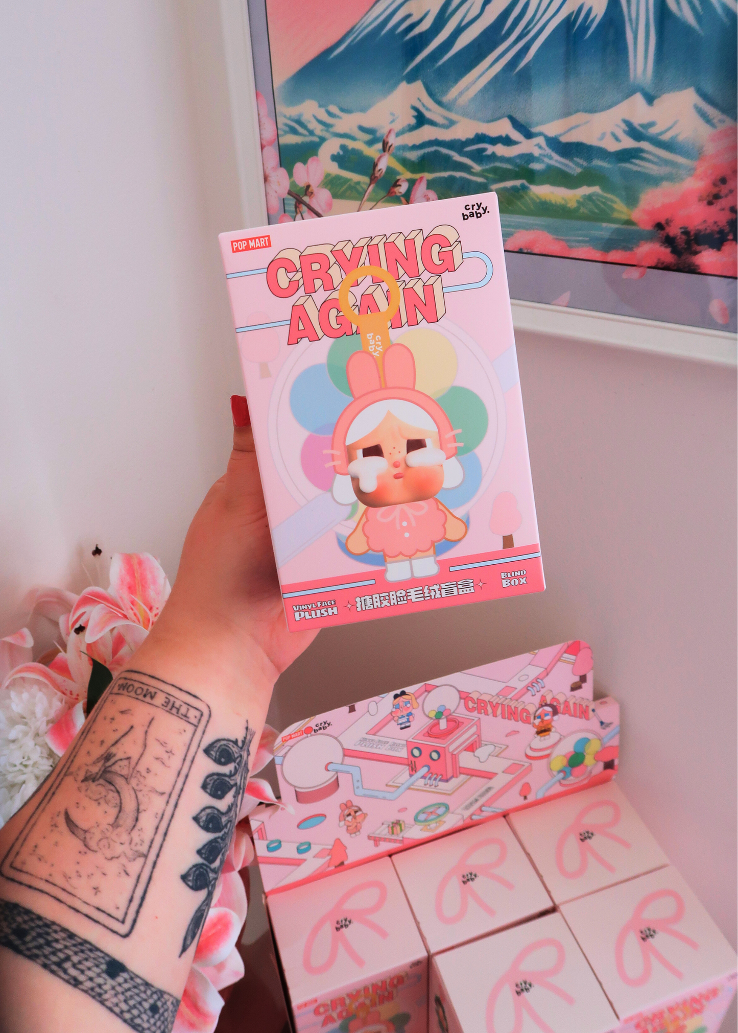 CRYBABY BLIND BOX CRYING AGAIN series plushy pendants