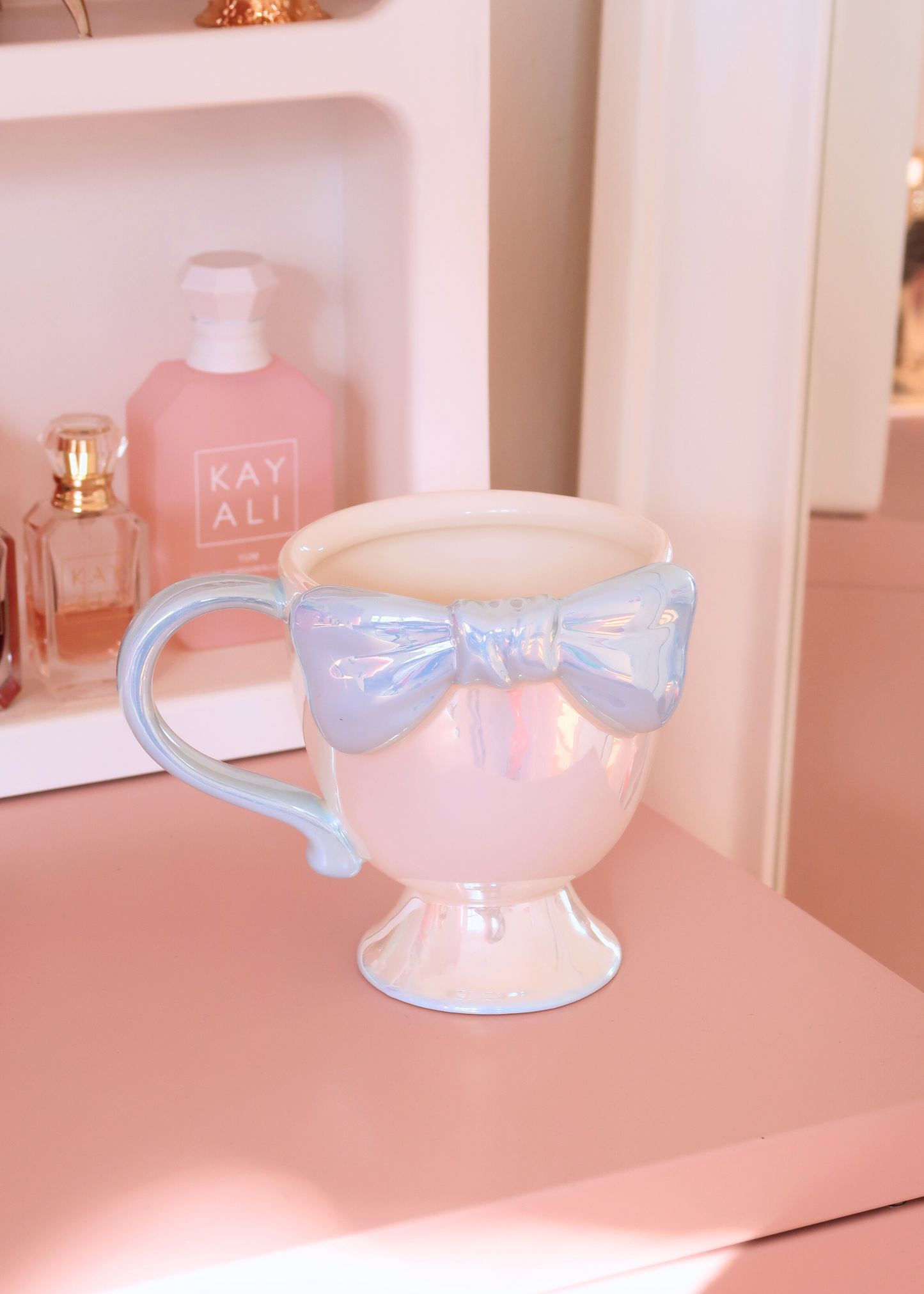 PRINCESS PEARL GLAZE MUG blue