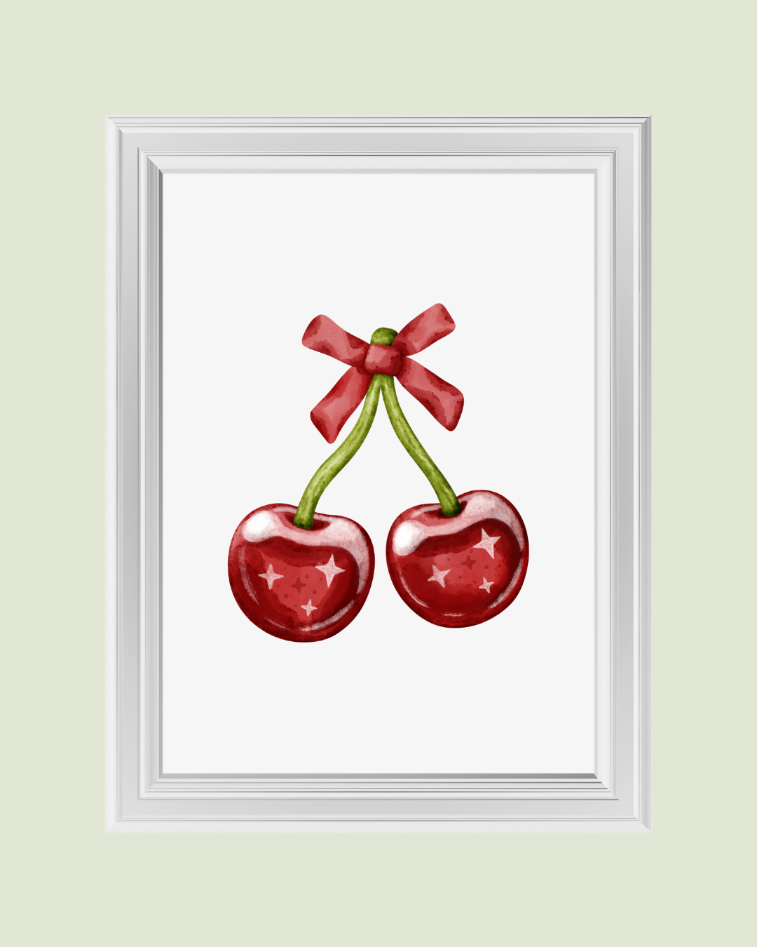 CHERRY BOW art print
