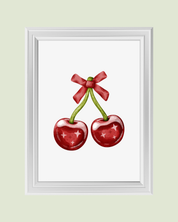 CHERRY BOW art print