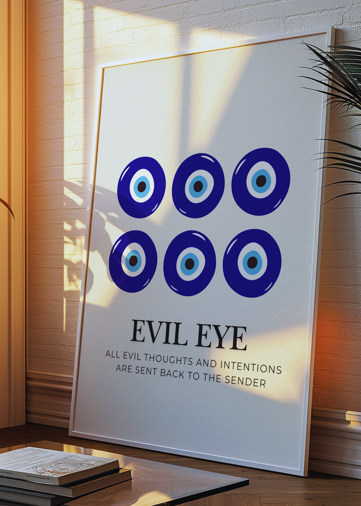 SIX EVIL EYES art print