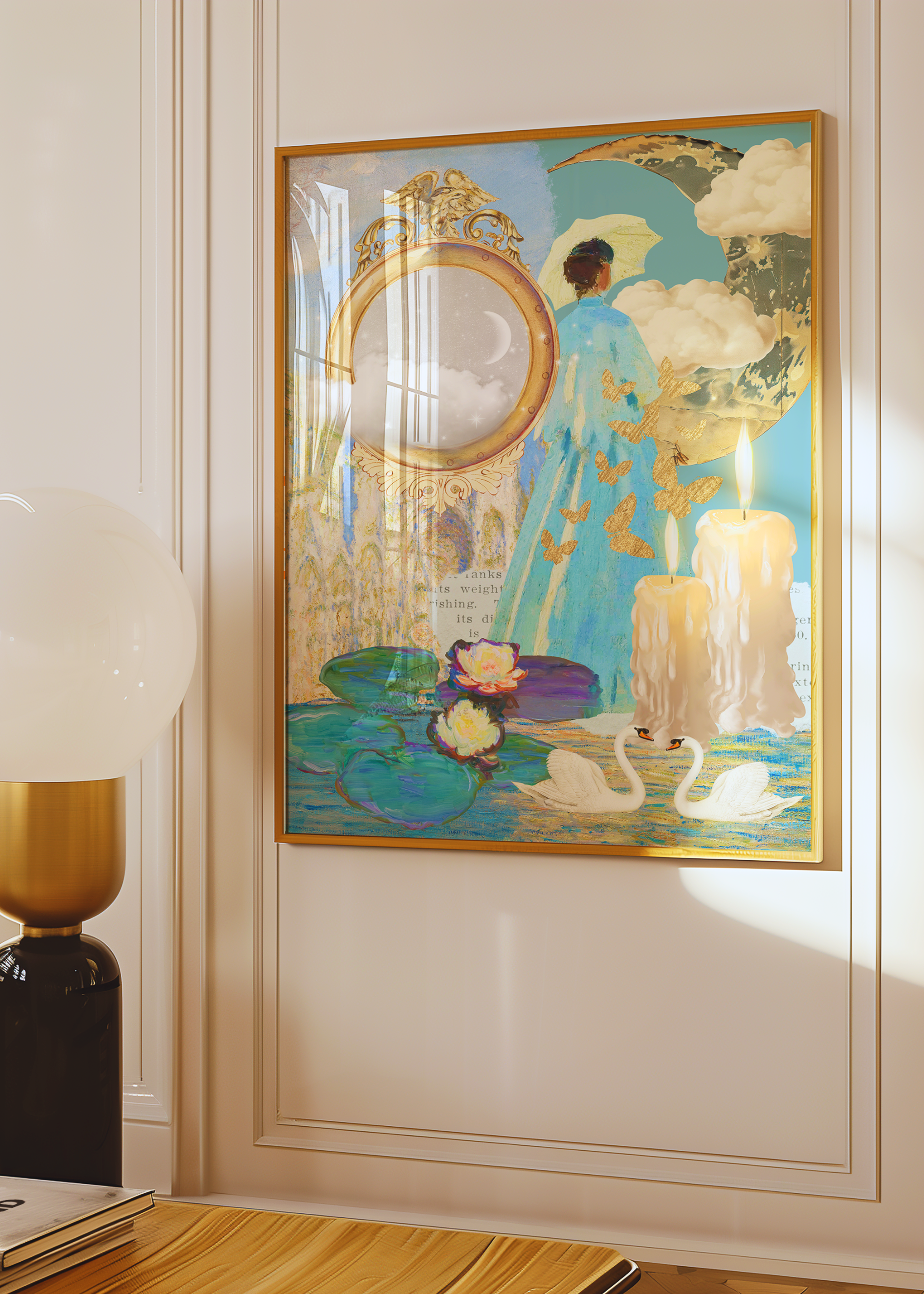 DREAMY COLLAGE art print