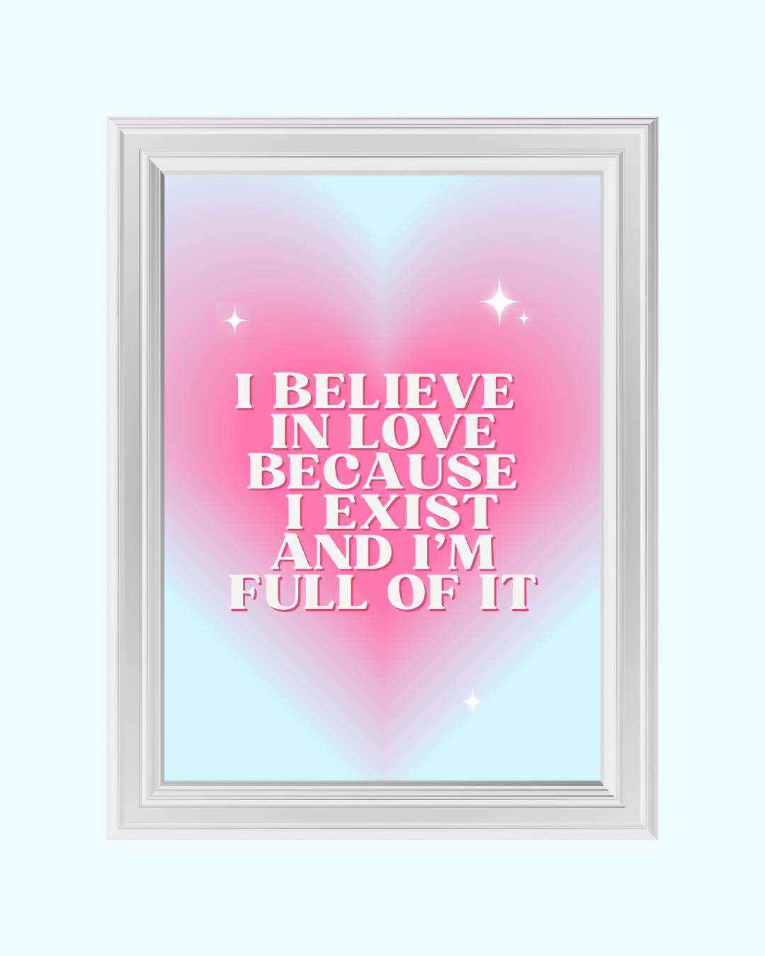 FULL OF LOVE art print