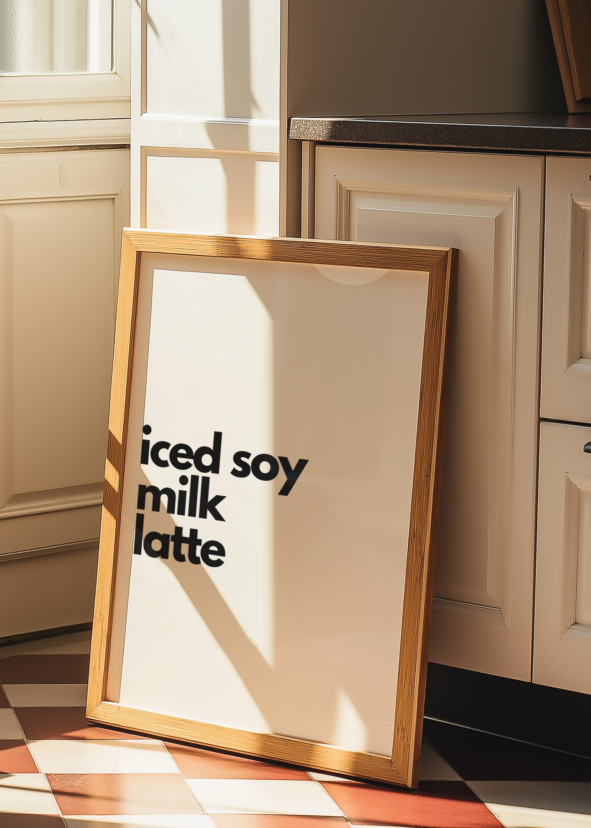 ALTERNATIVE MILK lattes art print
