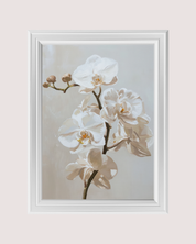 ORCHIDS IN BEIGE art print