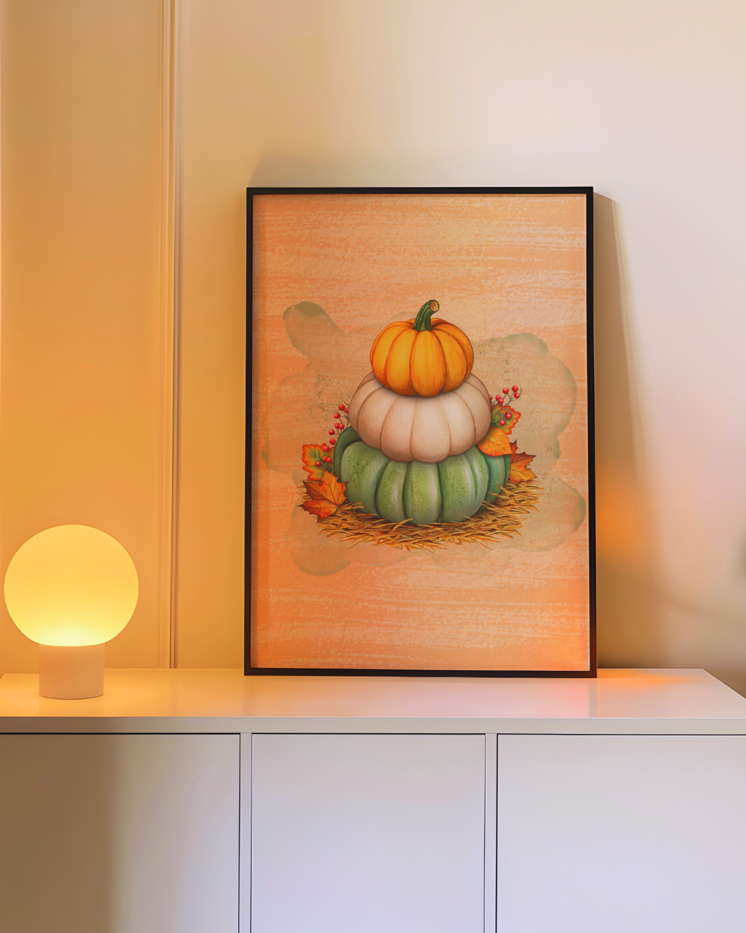 HELLO FALL art print