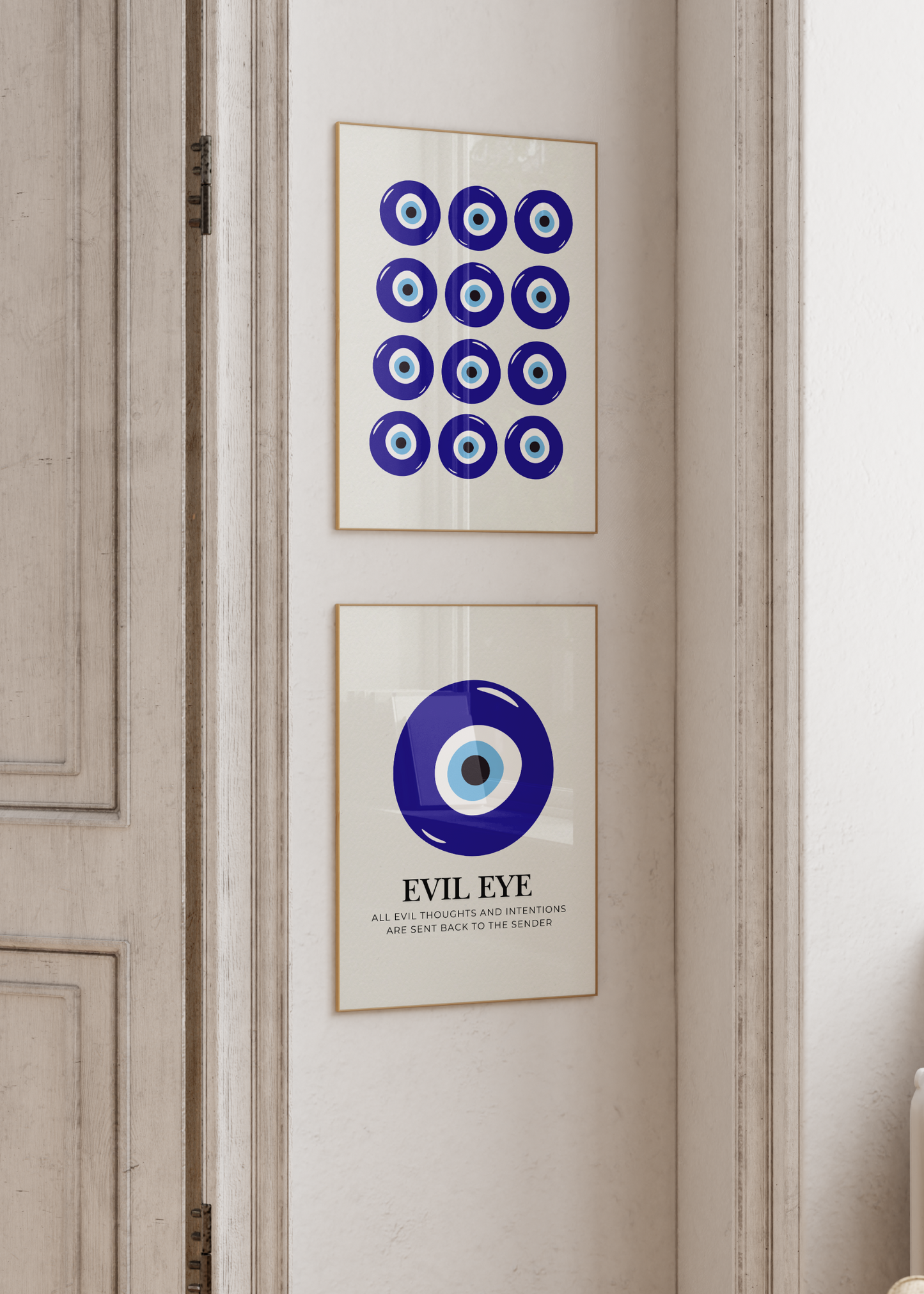 EVIL EYE simple art print