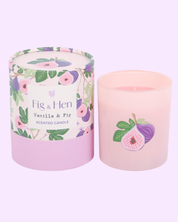 Vonná svíčka ve skle Vanilka & Fík