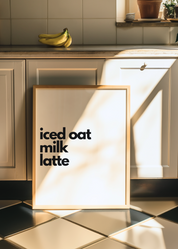 ALTERNATIVE MILK lattes art print