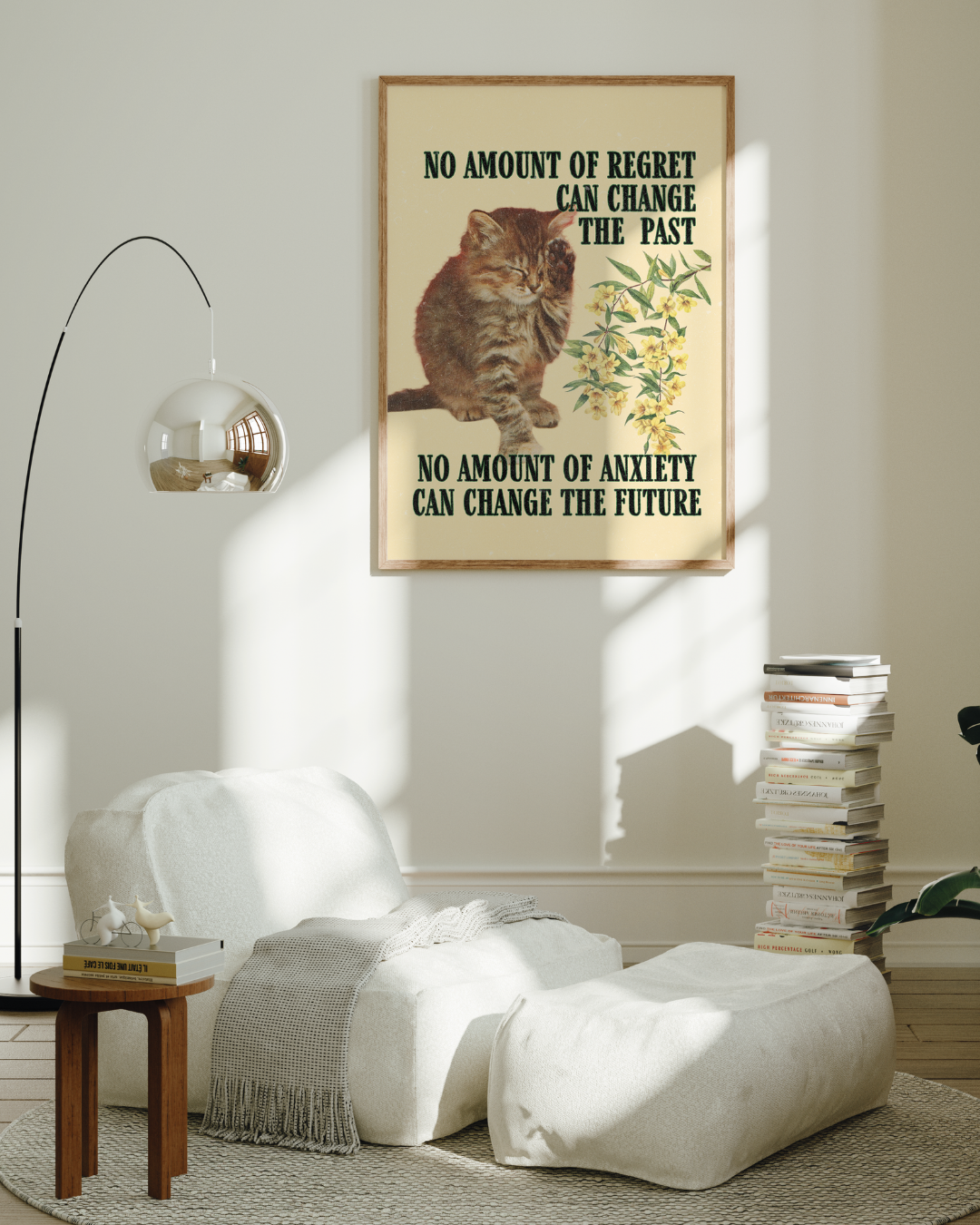 NO ANXIETY AND NO REGRET art print