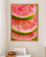 Rosé Lime art print