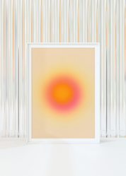 WARM AURA art print