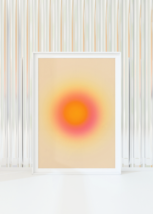 WARM AURA art print