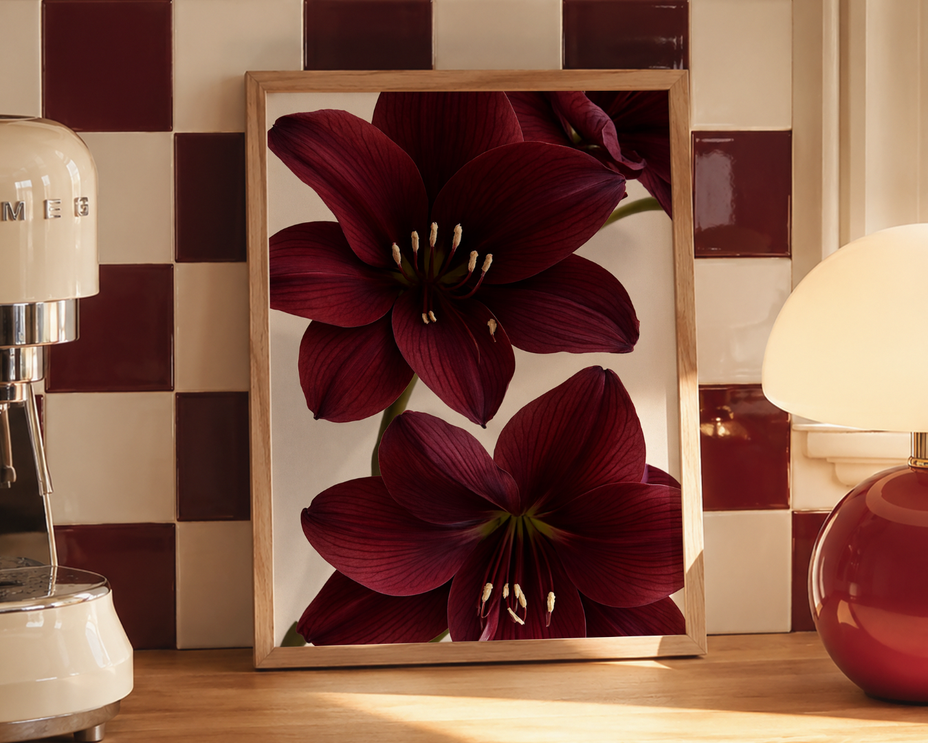 DARK FLOWERS art print