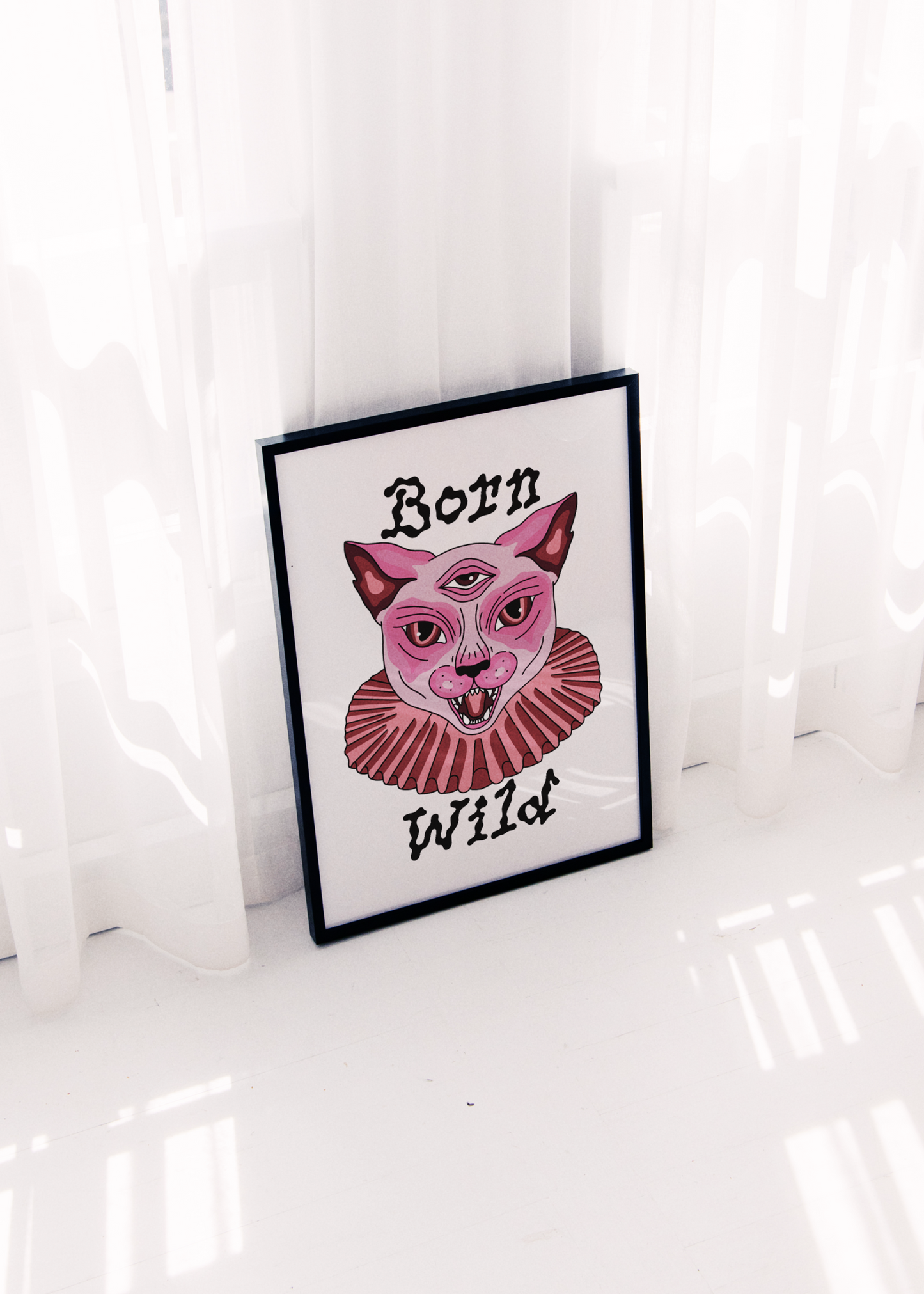 BORN WILD art print