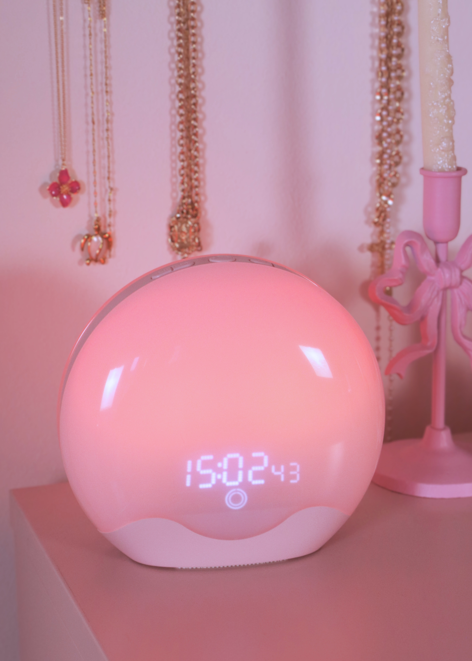 SUNRISE PINK LAMP - budík simulující východ slunce