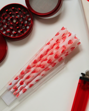 8PCS PRE ROLLED CONES RED
