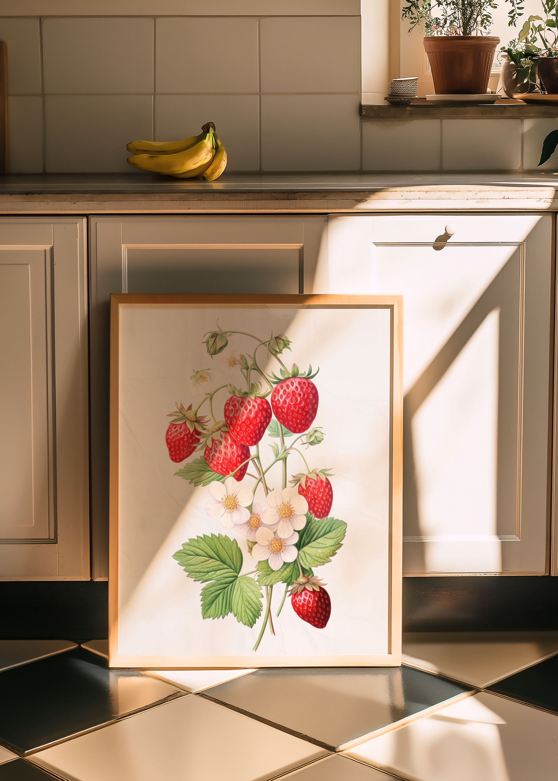 STRAWBERRIES art print