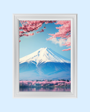 FUJI IN SPRING art print