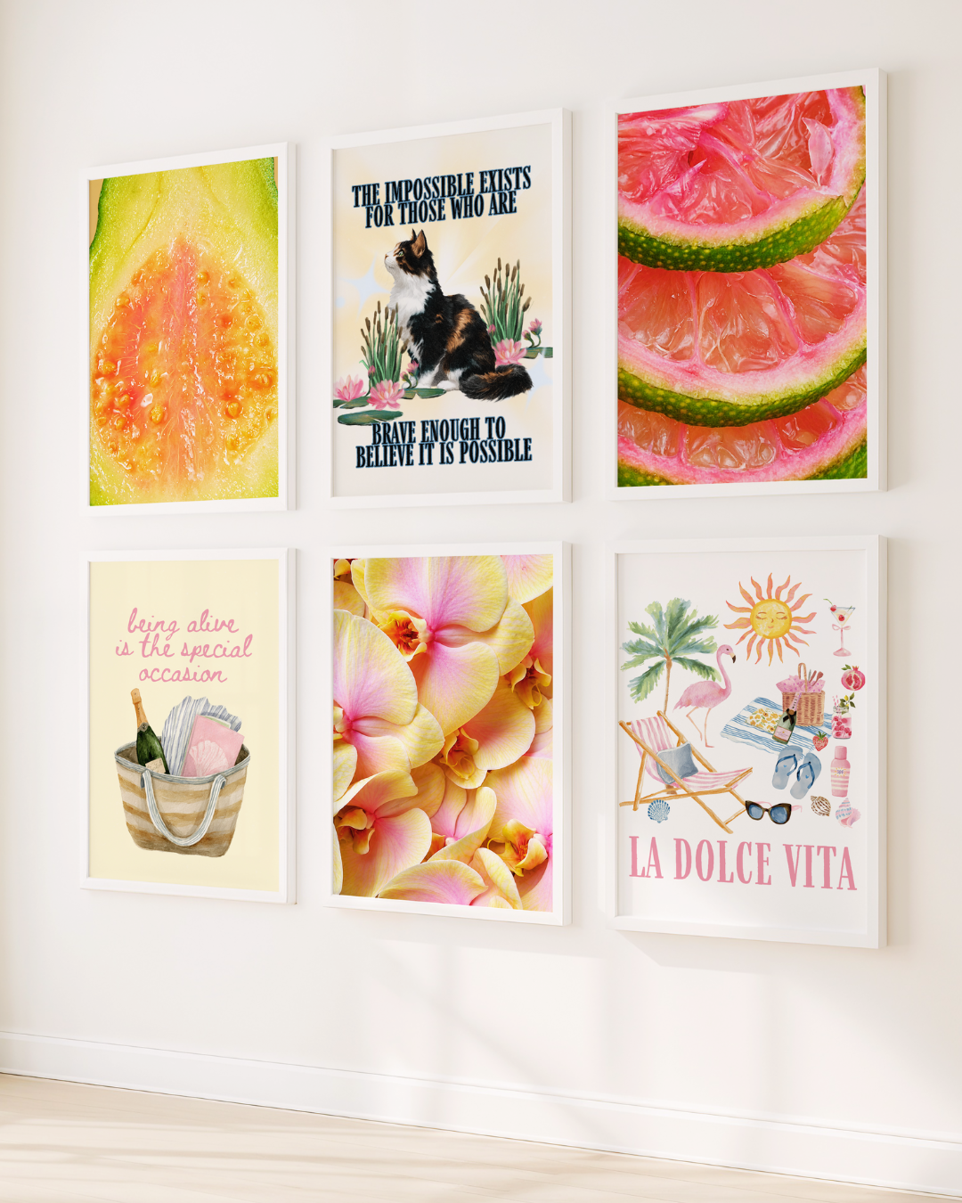Rosé Lime art print