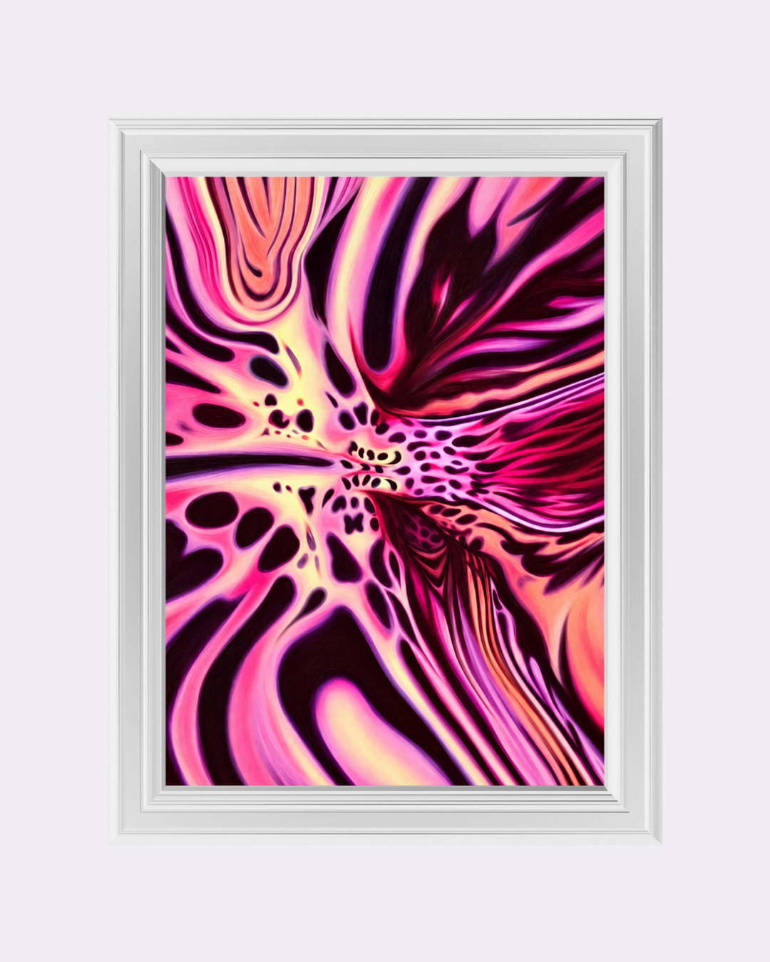 Pink Abstract Pattern art print