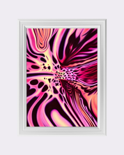 Pink Abstract Pattern art print