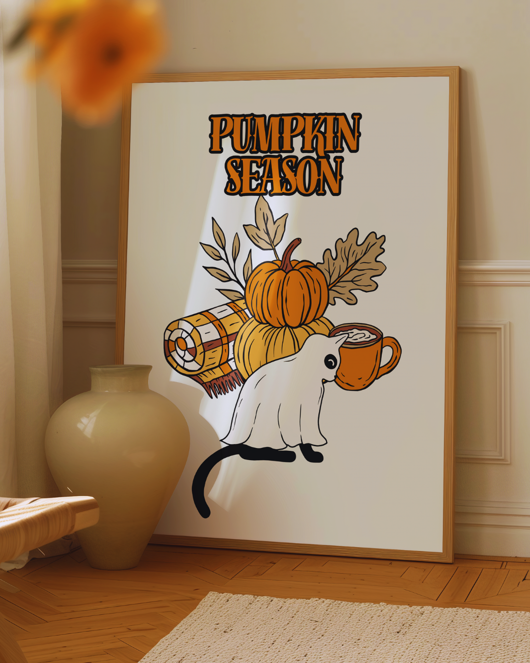 PUMPKIN SEASON art print