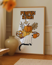 PUMPKIN SEASON art print
