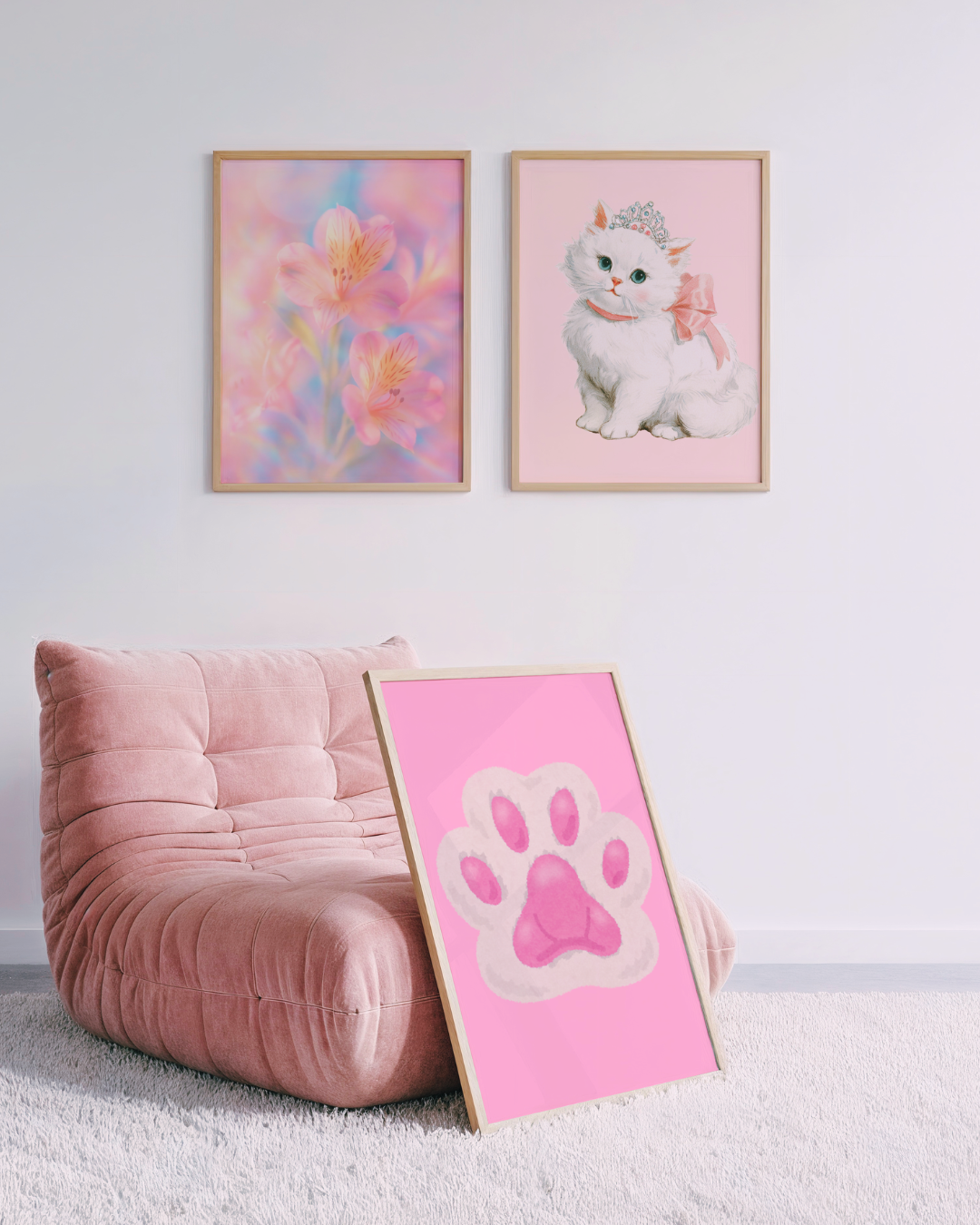 CAT PAW art print