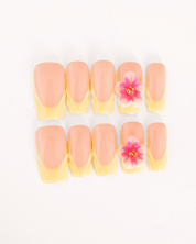 Yellow Bloom - set press on nehtů 10ks