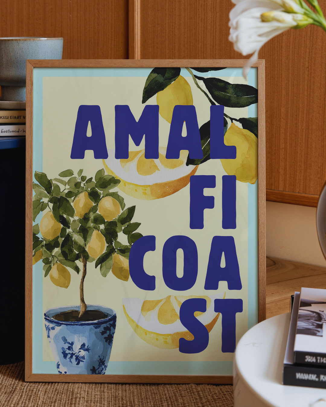 AMALFI COAST art print