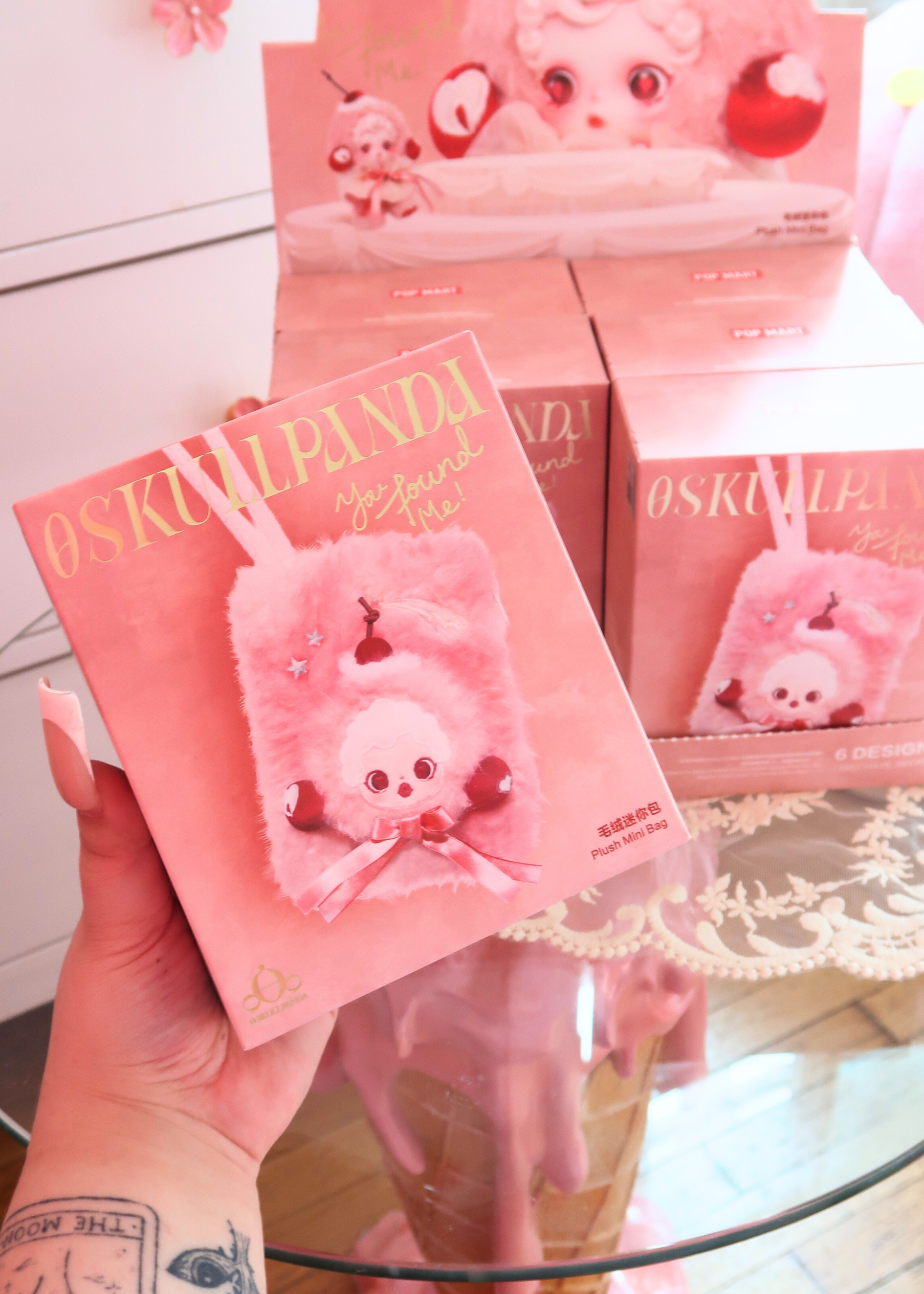 OSKULLPANDA YOU FOUND ME! plushy bag