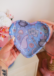 MAGICAL KITTY ROLLING TRAY/ASHTRAY HEART