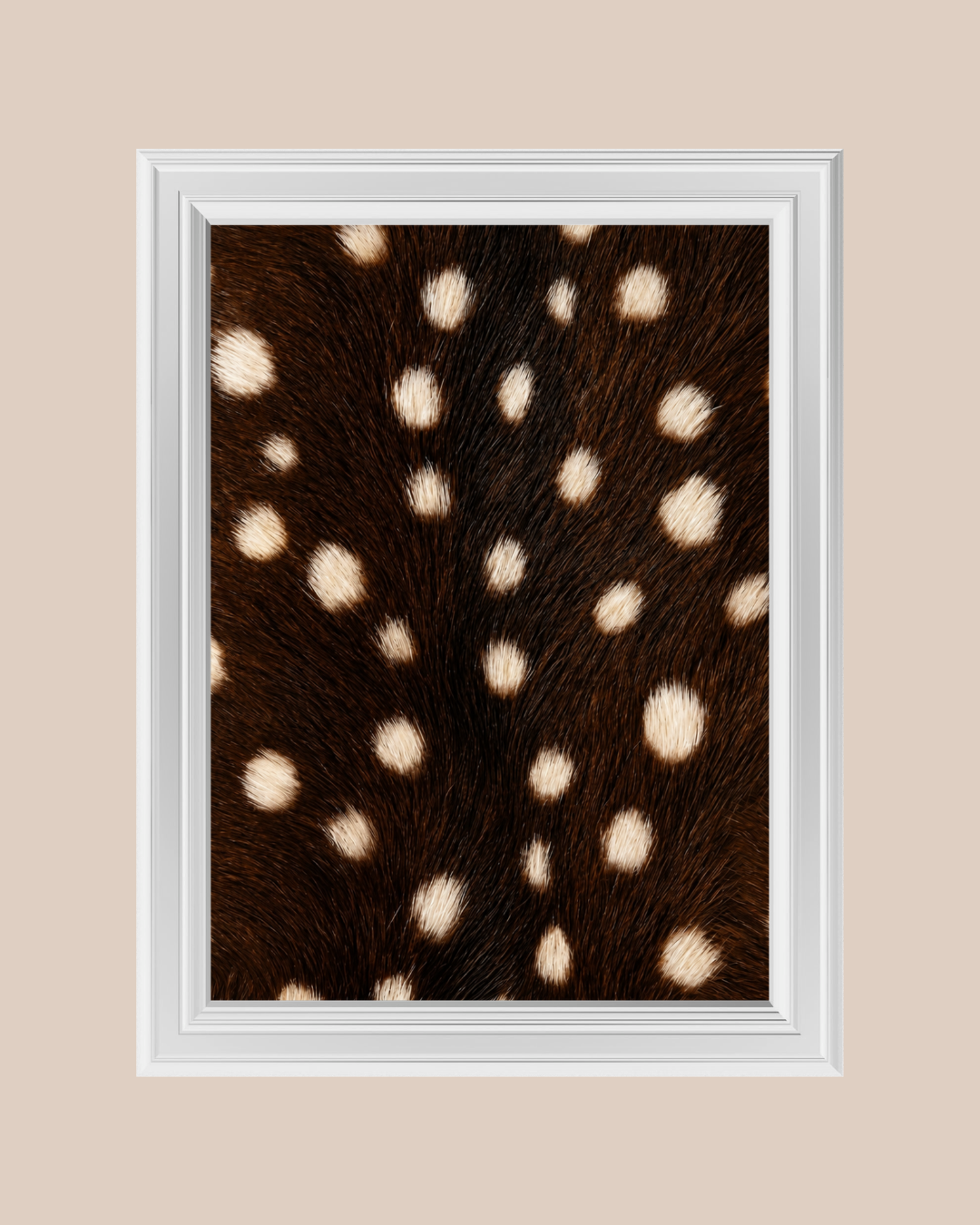 Brown Spotted Fur art print