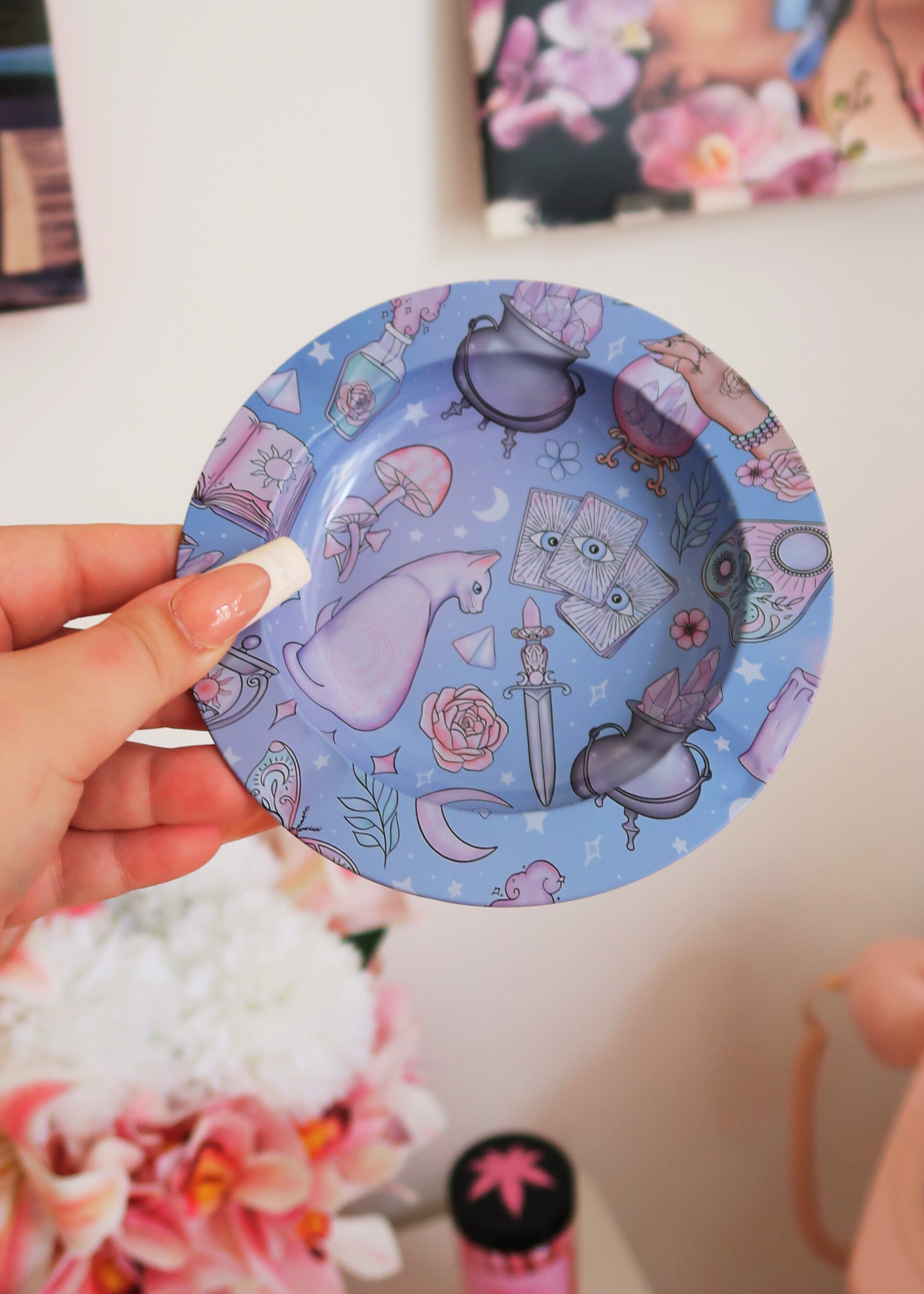 MAGICAL KITTY ROLLING TRAY/ASHTRAY