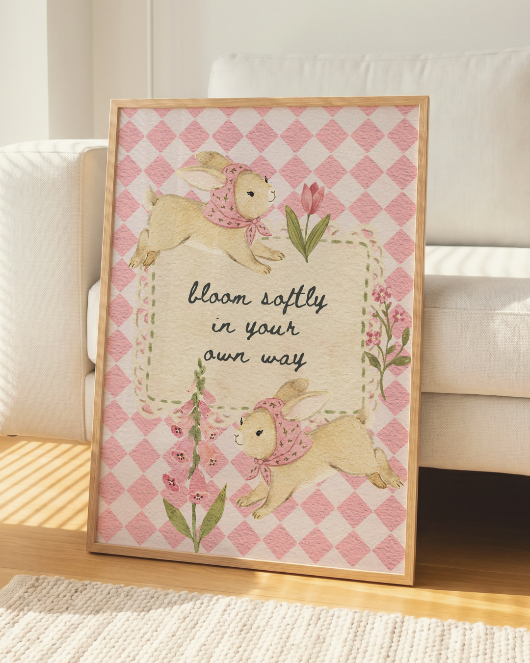 Bloom Softly art print
