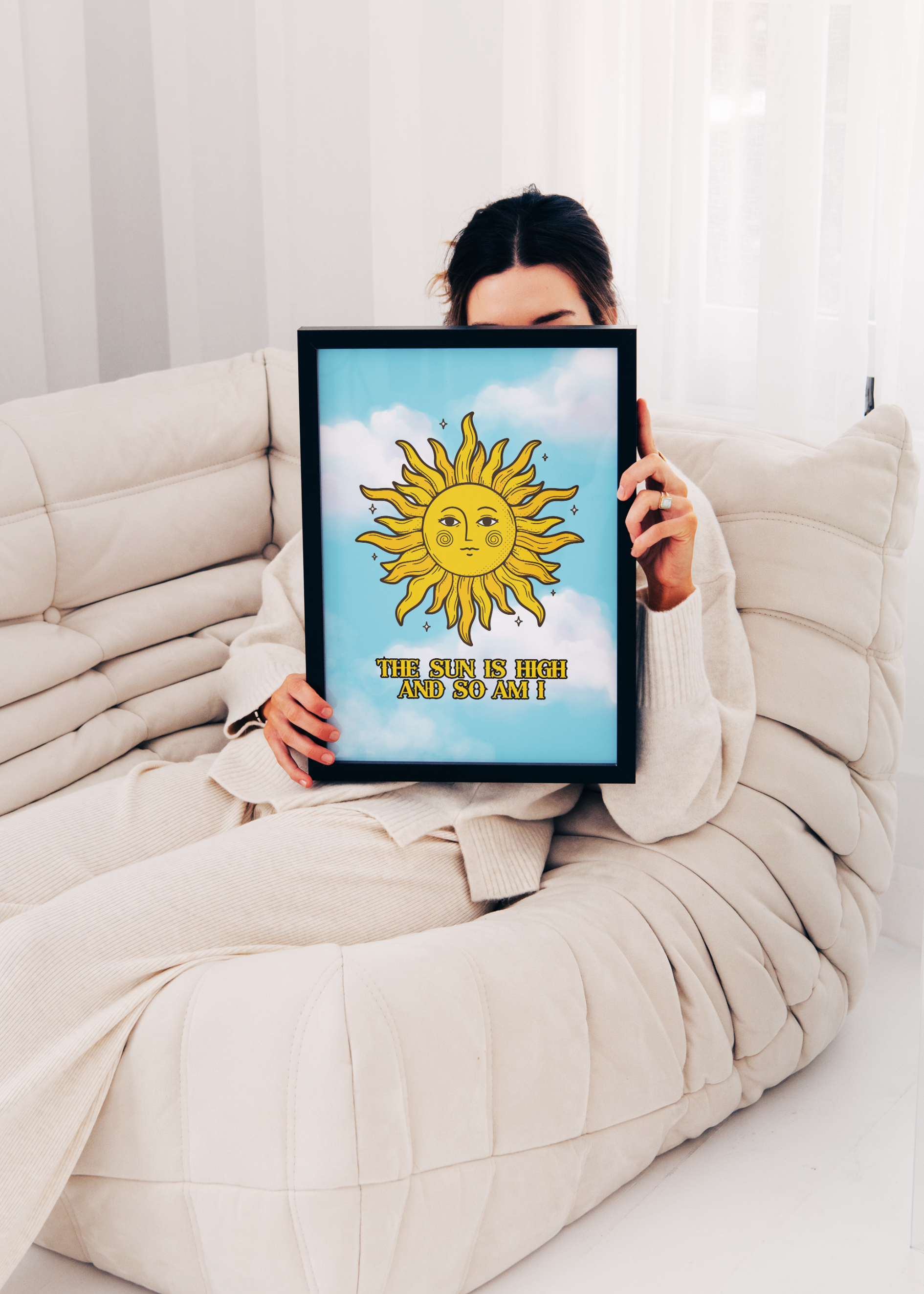 THE SUN IS HIGH art print