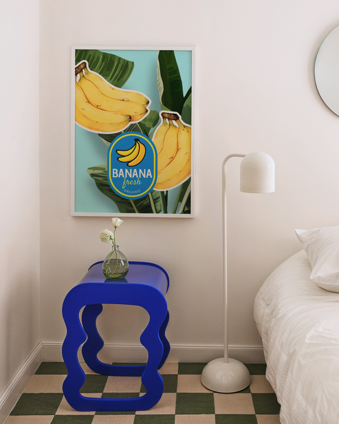 BANANA STICKER art print