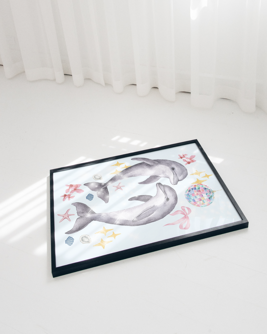 DOLPHINS art print