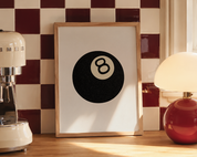 LUCKY EIGHT art print